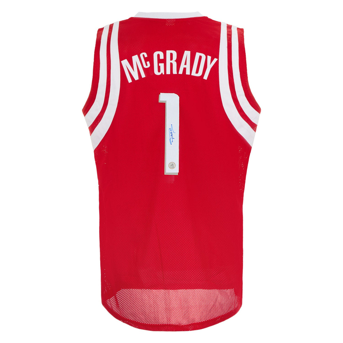 Tracy McGrady Autographed Houston Basketball City Design Jersey product image 1, provided for visual reference and product