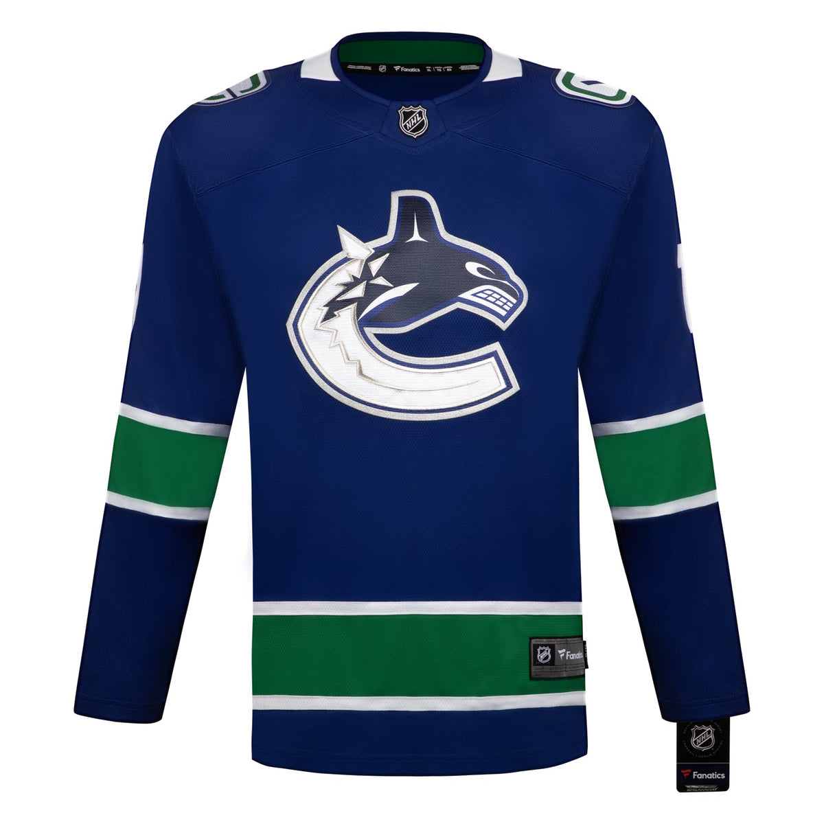 Kirk McLean Autographed Vancouver Canucks Blue Fanatics Breakaway Jersey product image 2, provided for visual reference and