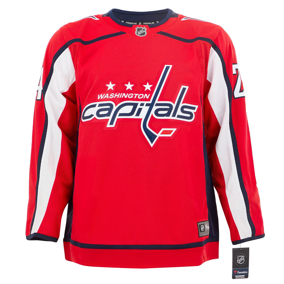 Connor McMichael Signed Washington Capitals Fanatics Breakaway Jersey product image 2, provided for visual reference and