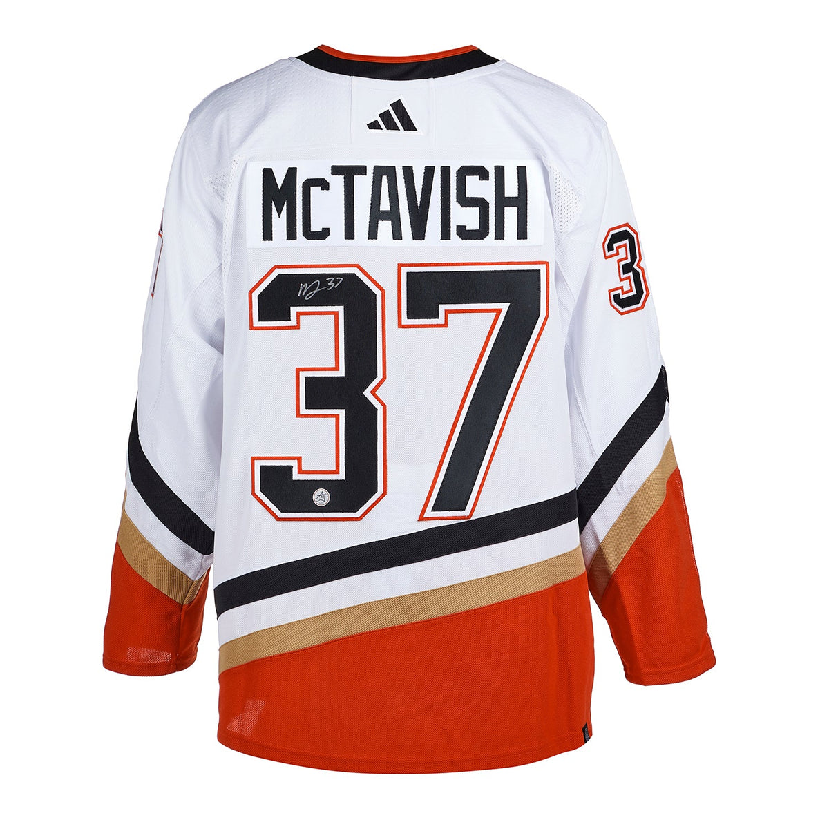 Mason McTavish Signed Anaheim Ducks Reverse Retro 2.0 adidas Jersey product image 1, provided for visual reference and