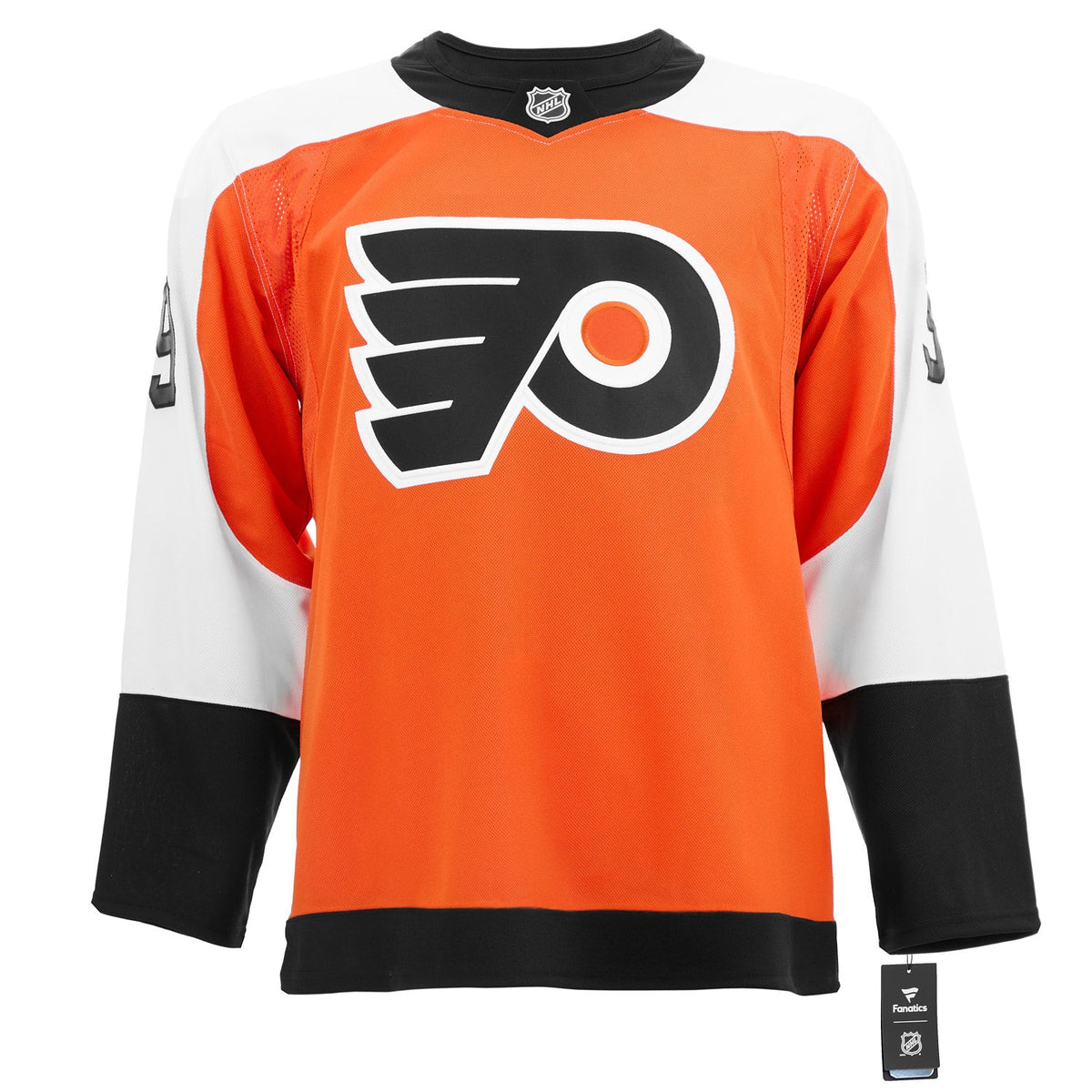 Matvei Michkov Autographed Philadelphia Flyers Fanatics Premium Jersey product image 2, provided for visual reference and