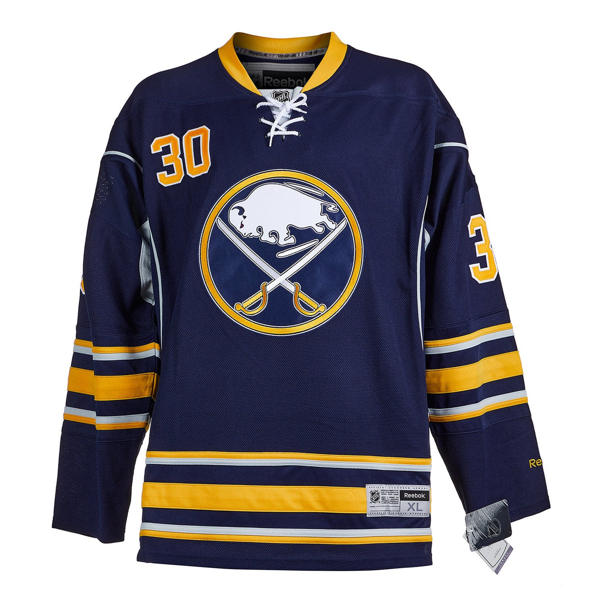 Ryan Miller Autographed Buffalo Sabres Vintage Reebok Jersey product image 2, provided for visual reference and product