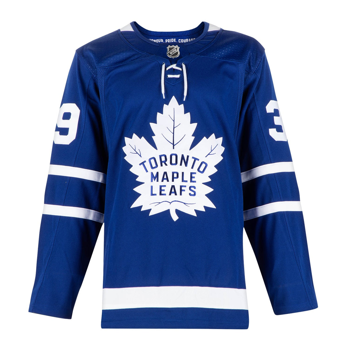 Fraser Minten Toronto Maple Leafs Signed & Dated 1st Game adidas Jersey #/39 product image 2, provided for visual reference