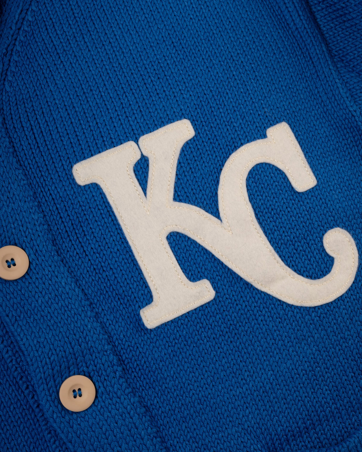Kansas City Royals 1969 Wool Shawl Collar Sweater product image 2, provided for visual reference and product detail review