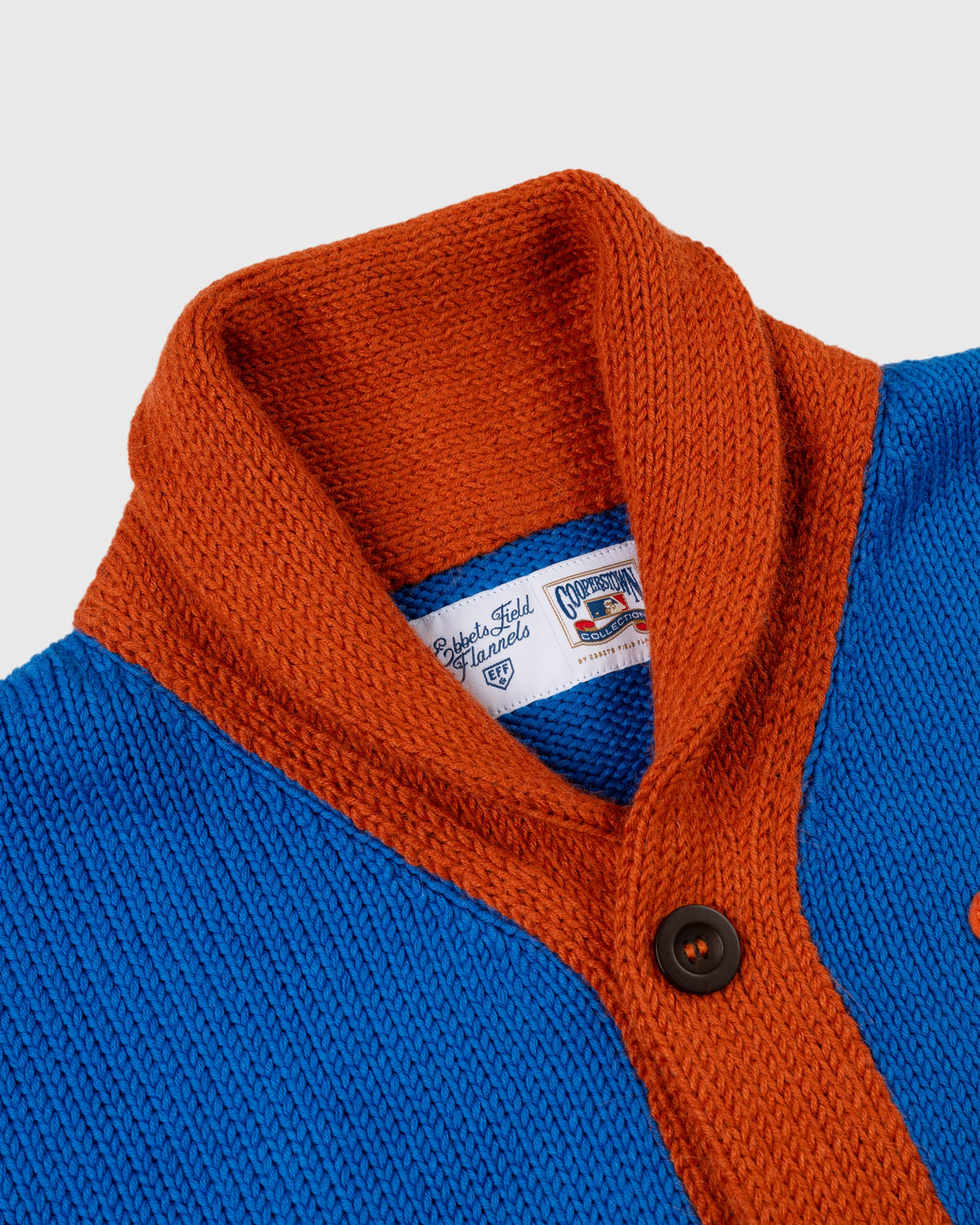 New York Mets 1962 Wool Shawl Collar Sweater product image 3, provided for visual reference and product detail review