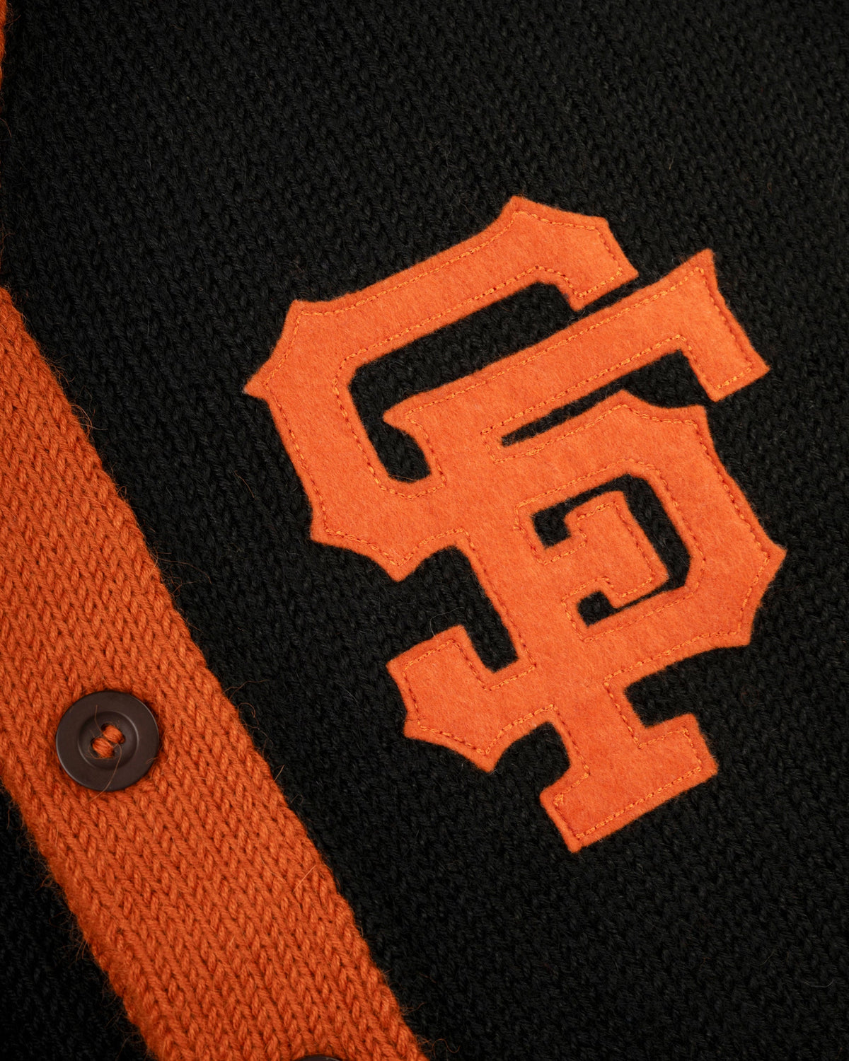 San Francisco Giants 1958-1972 Wool Shawl Collar Sweater product image 2, provided for visual reference and product detail