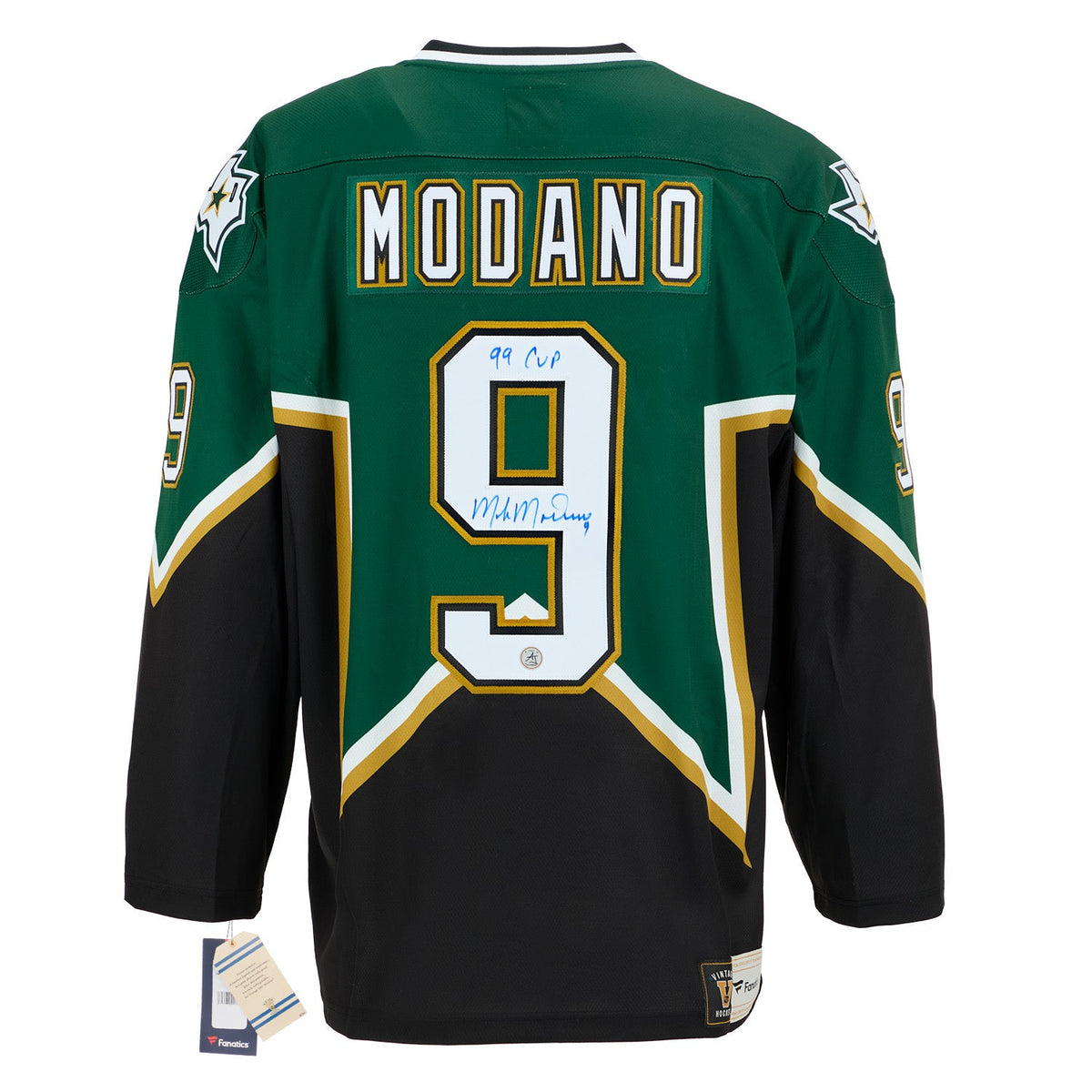 Mike Modano Dallas Stars Autographed 1999 Stanley Cup Fanatics Jersey product image 3, provided for visual reference and