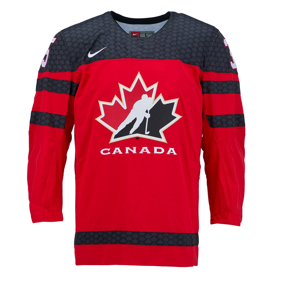 Andy Moog Autographed Team Canada Red Nike Hockey Jersey product image 2, provided for visual reference and product detail