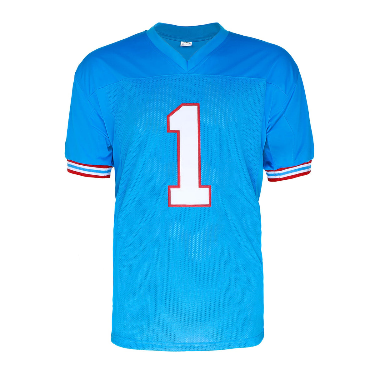 Warren Moon Autographed Houston Custom Throwback Football Jersey product image 2, provided for visual reference and product