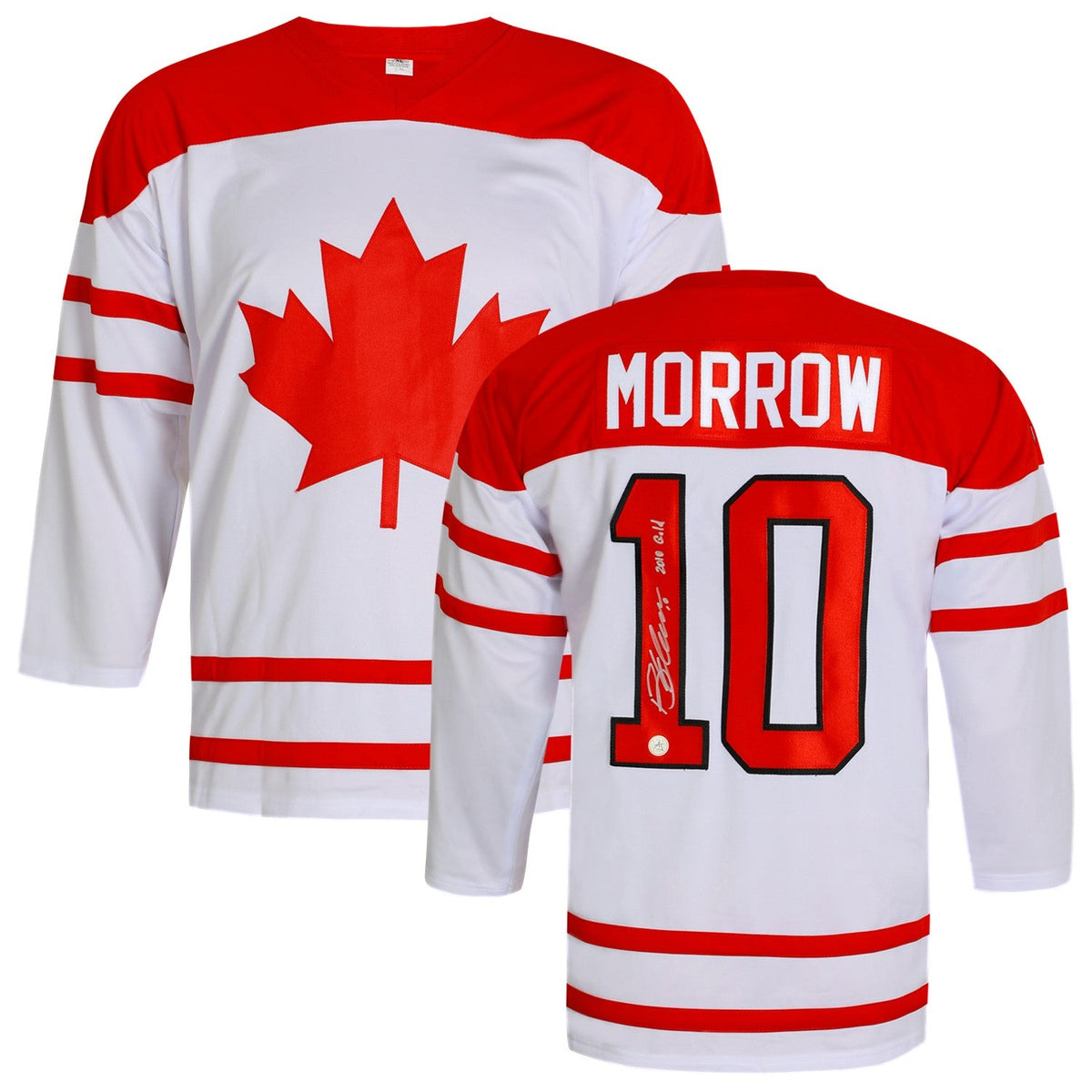 Brenden Morrow Autographed Team Canada Custom Hockey Nation Jersey product image 3, provided for visual reference and
