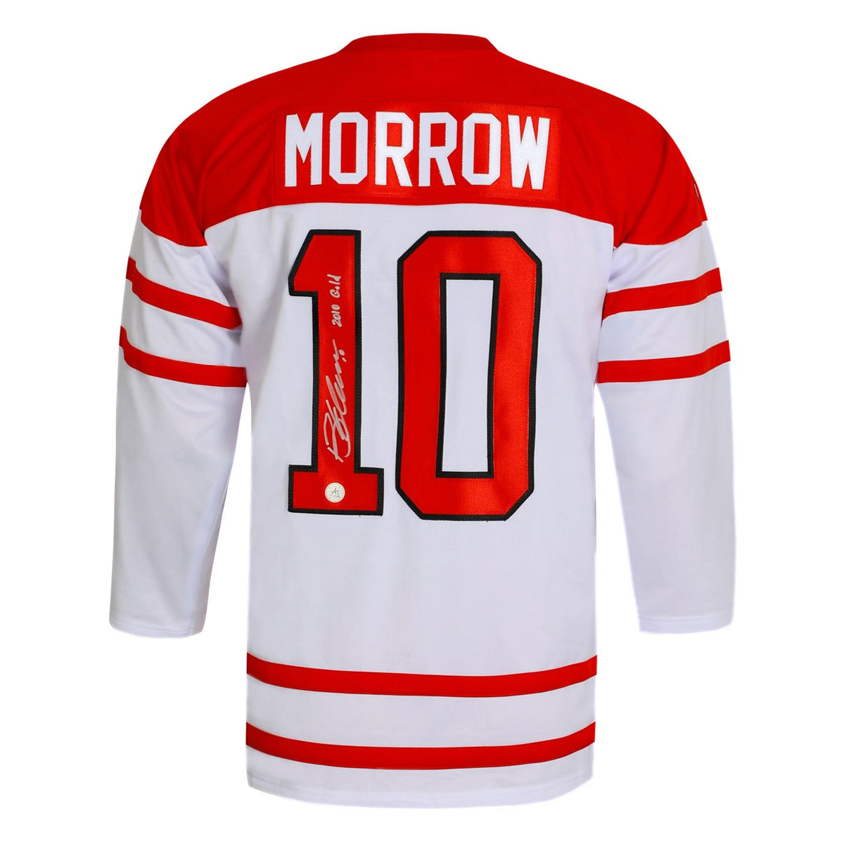 Brenden Morrow Autographed Team Canada Custom Hockey Nation Jersey product image 1, provided for visual reference and