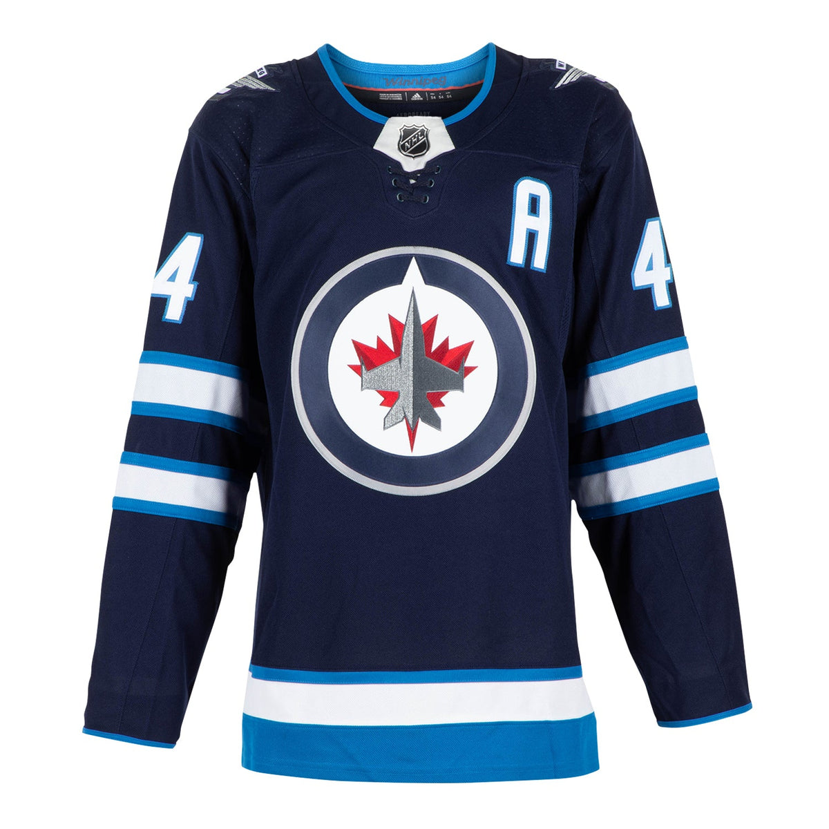 Josh Morrissey Autographed Winnipeg Jets adidas Jersey product image 2, provided for visual reference and product detail