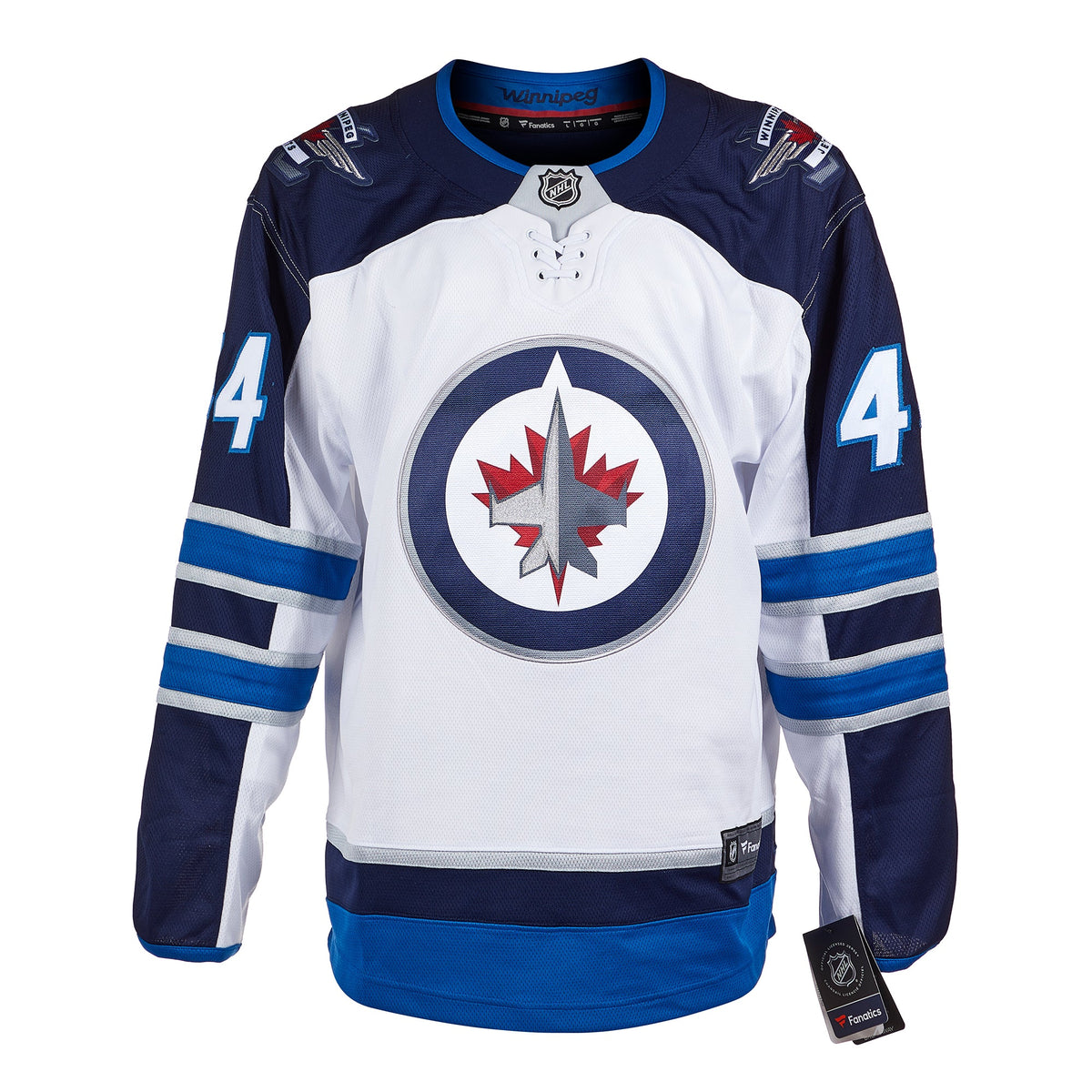 Josh Morrissey Signed Winnipeg Jets White Fanatics Breakaway Jersey product image 2, provided for visual reference and