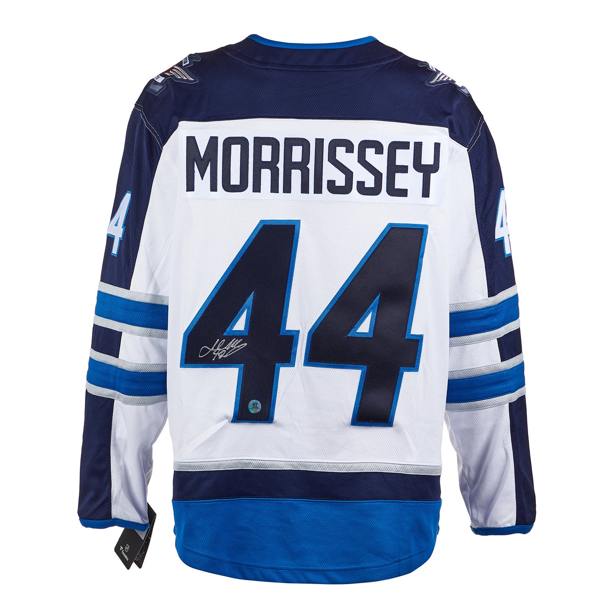 Josh Morrissey Signed Winnipeg Jets White Fanatics Breakaway Jersey product image 1, provided for visual reference and