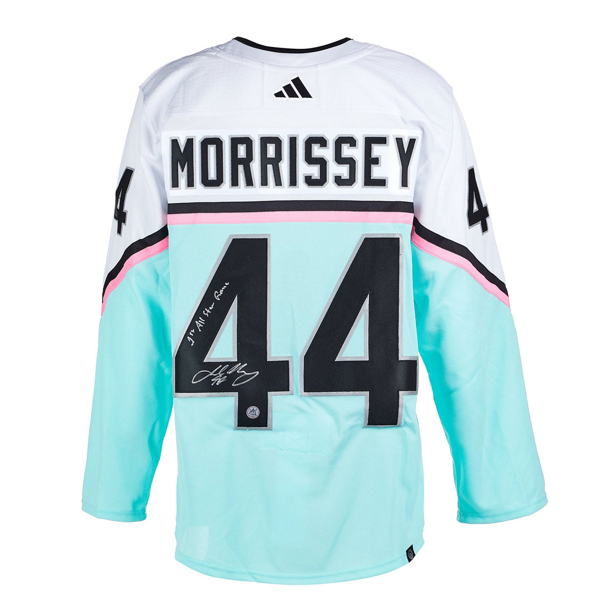 Josh Morrissey 2023 All-Star Game Signed & Inscribed 1st ASG adidas Jersey product image 1, provided for visual reference