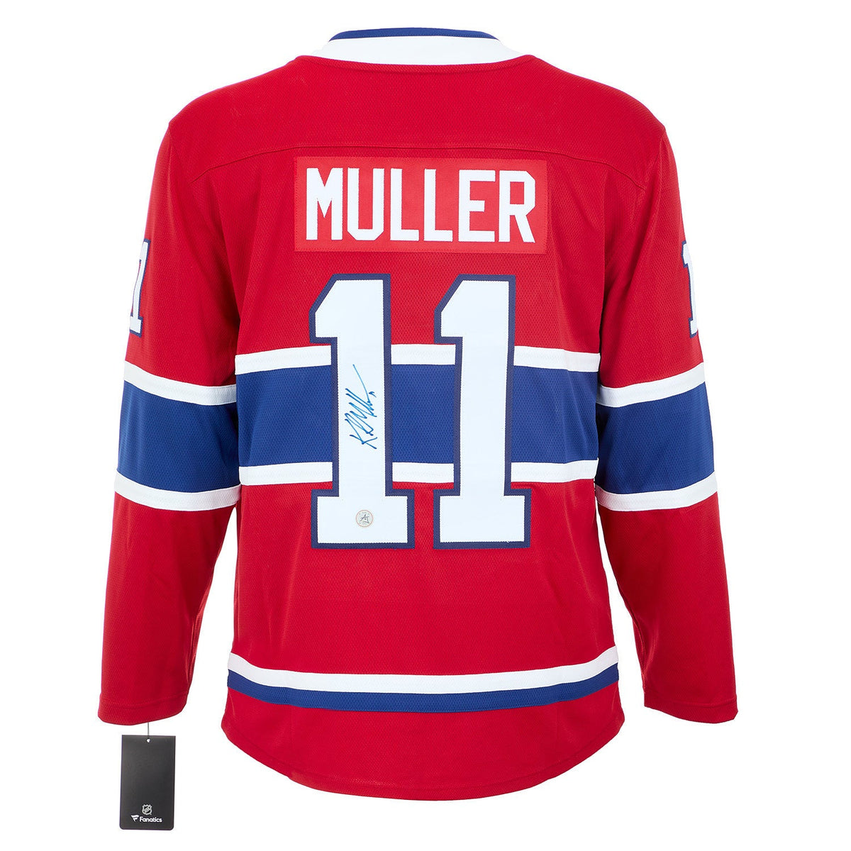 Kirk Muller Autographed Montreal Canadiens Fanatics Breakaway Jersey product image 1, provided for visual reference and