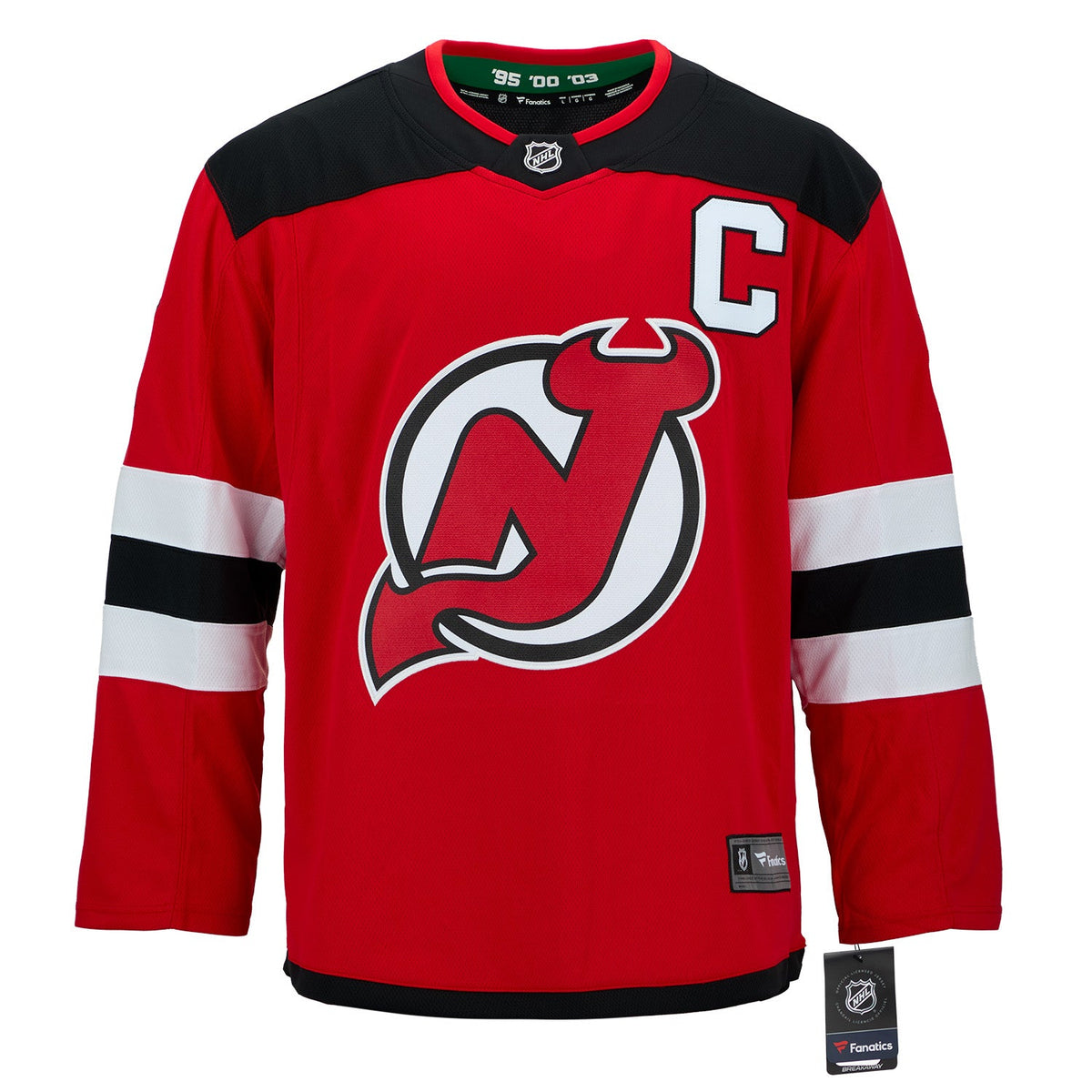 Kirk Muller Signed New Jersey Devils Fanatics Breakaway Jersey product image 2, provided for visual reference and product