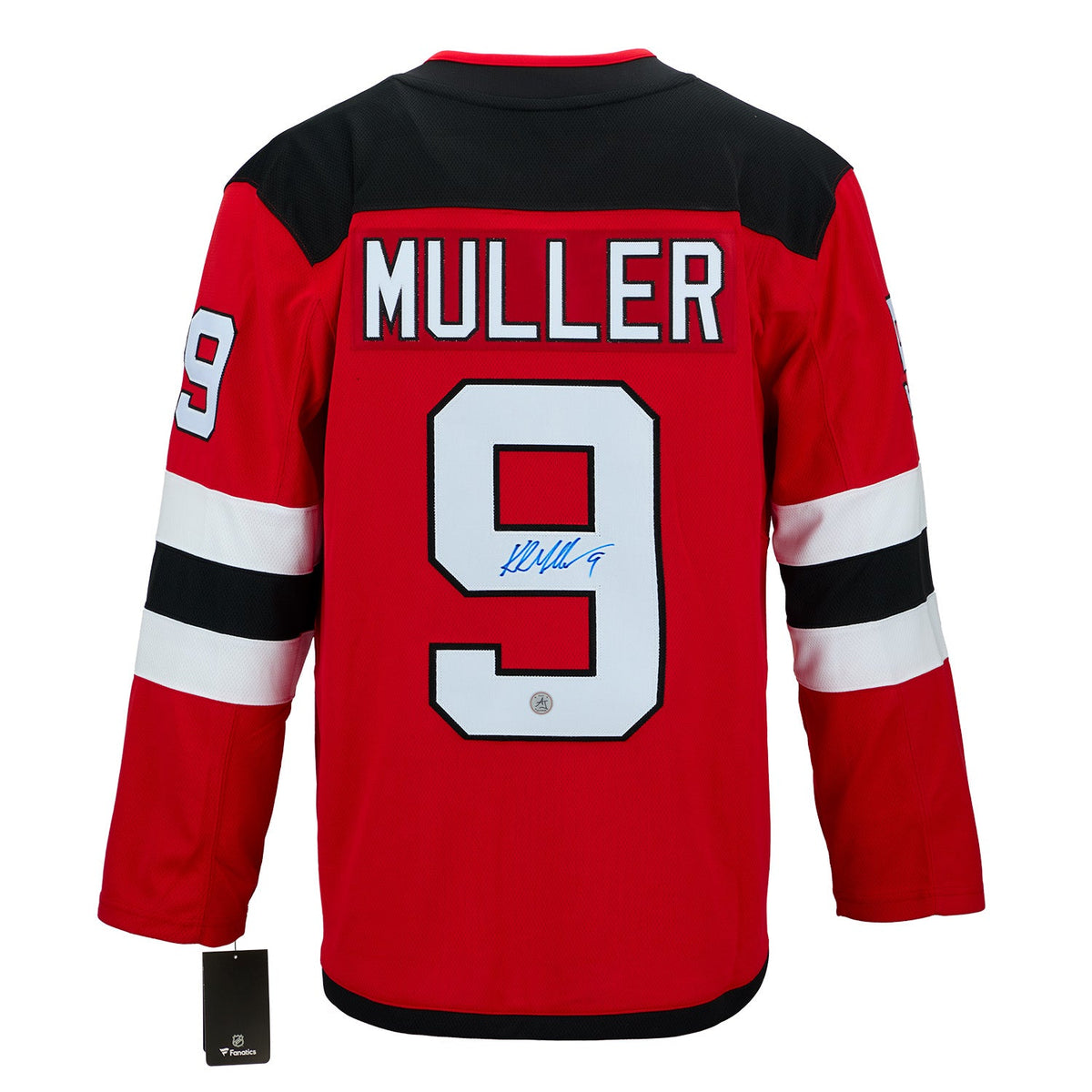 Kirk Muller Signed New Jersey Devils Fanatics Breakaway Jersey product image 1, provided for visual reference and product
