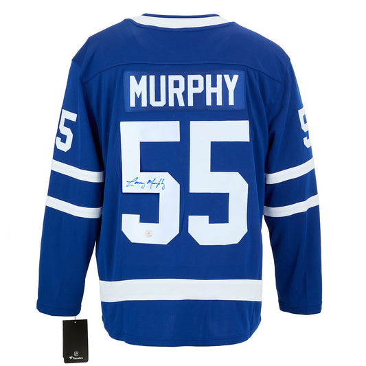 Larry Murphy Autographed Toronto Maple Leafs Fanatics Breakaway Jersey product image 1, provided for visual reference and