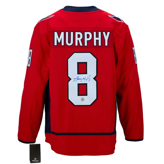 Larry Murphy Signed Washington Capitals Fanatics Breakaway Jersey product image 1, provided for visual reference and product