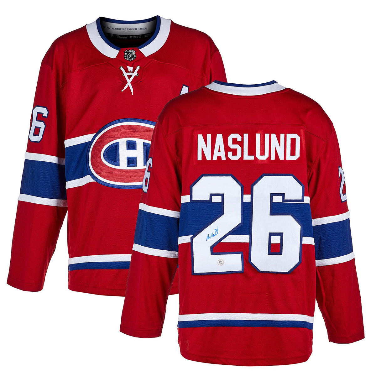 Mats Naslund Autographed Montreal Canadiens Fanatics Breakaway Jersey product image 3, provided for visual reference and