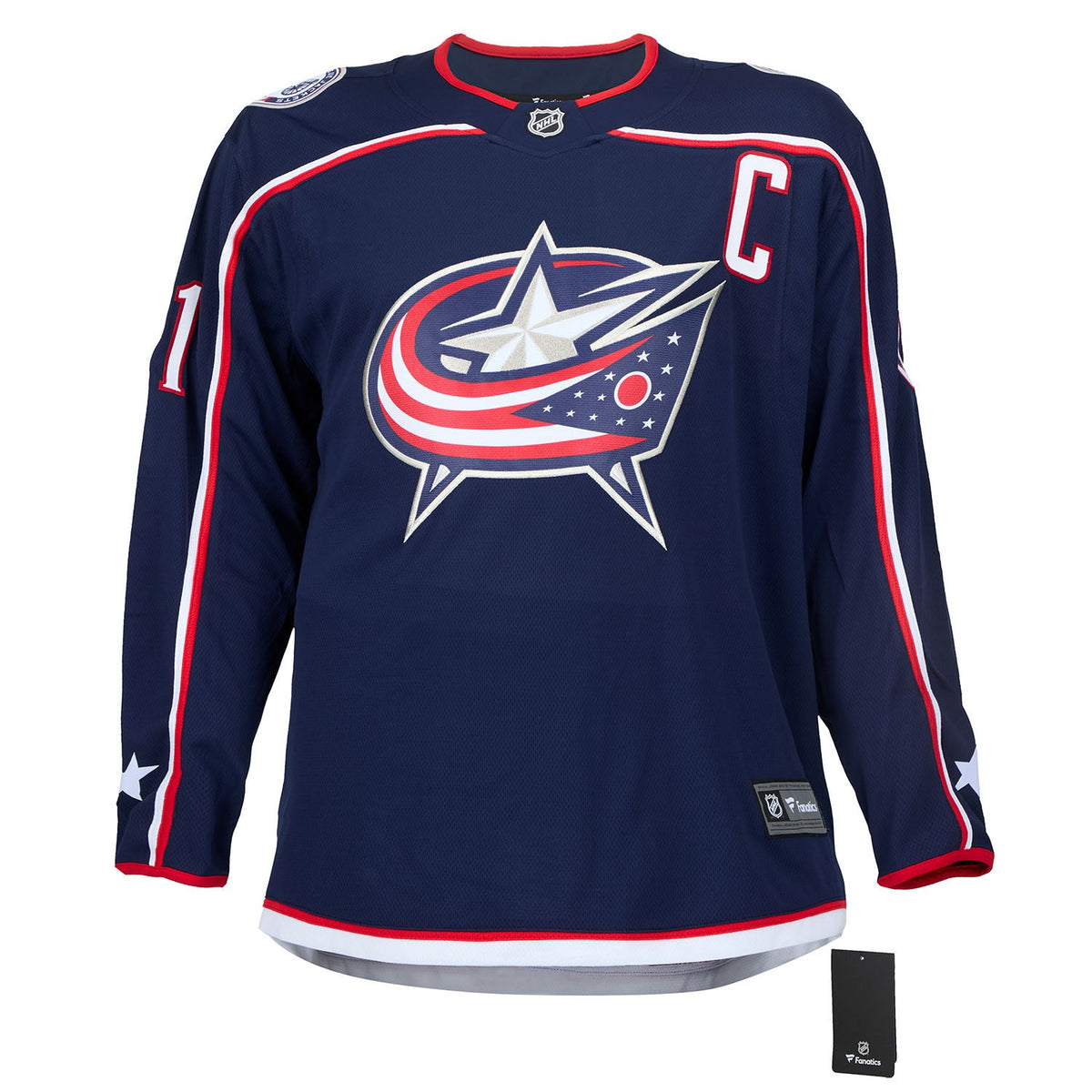 Rick Nash Autographed Columbus Blue Jackets Fanatics Breakaway Jersey product image 2, provided for visual reference and