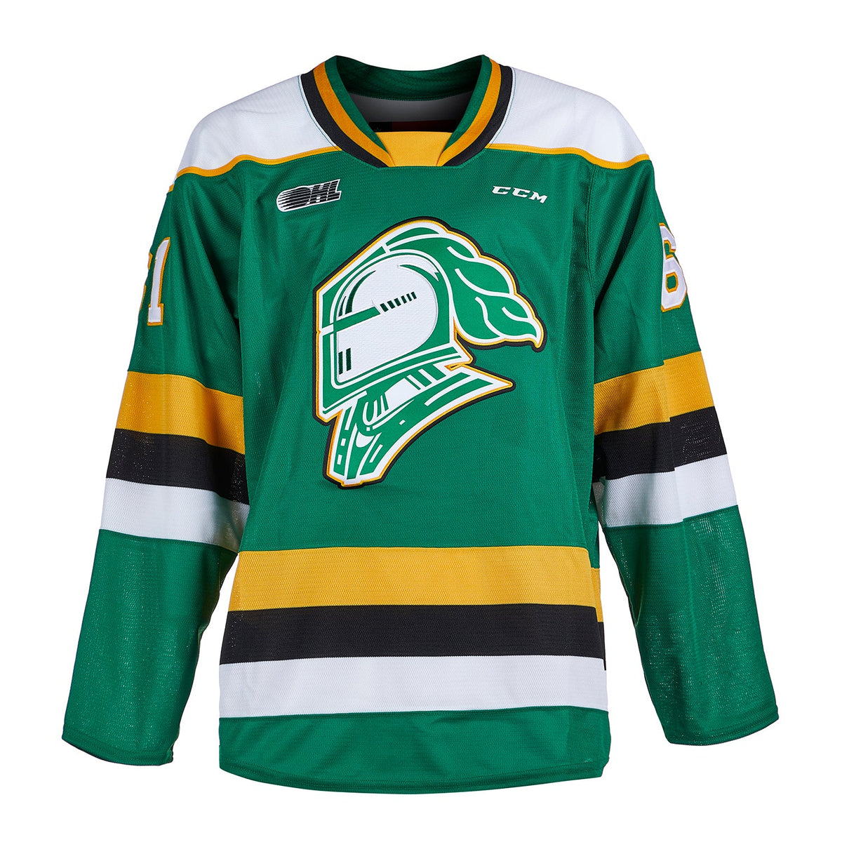 Rick Nash London Knights Autographed CHL CCM Jersey product image 2, provided for visual reference and product detail review