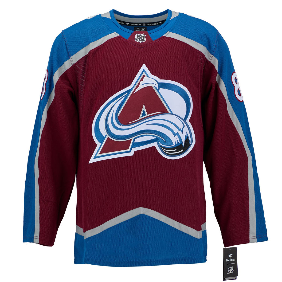 Martin Necas Autographed Colorado Avalanche Fanatics Premium Jersey product image 2, provided for visual reference and
