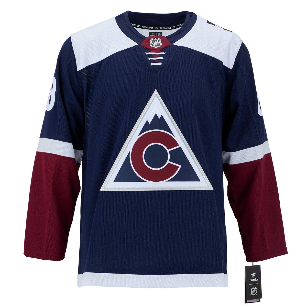 Martin Necas Signed Colorado Avalanche Alternate Fanatics Premium Jersey product image 2, provided for visual reference and