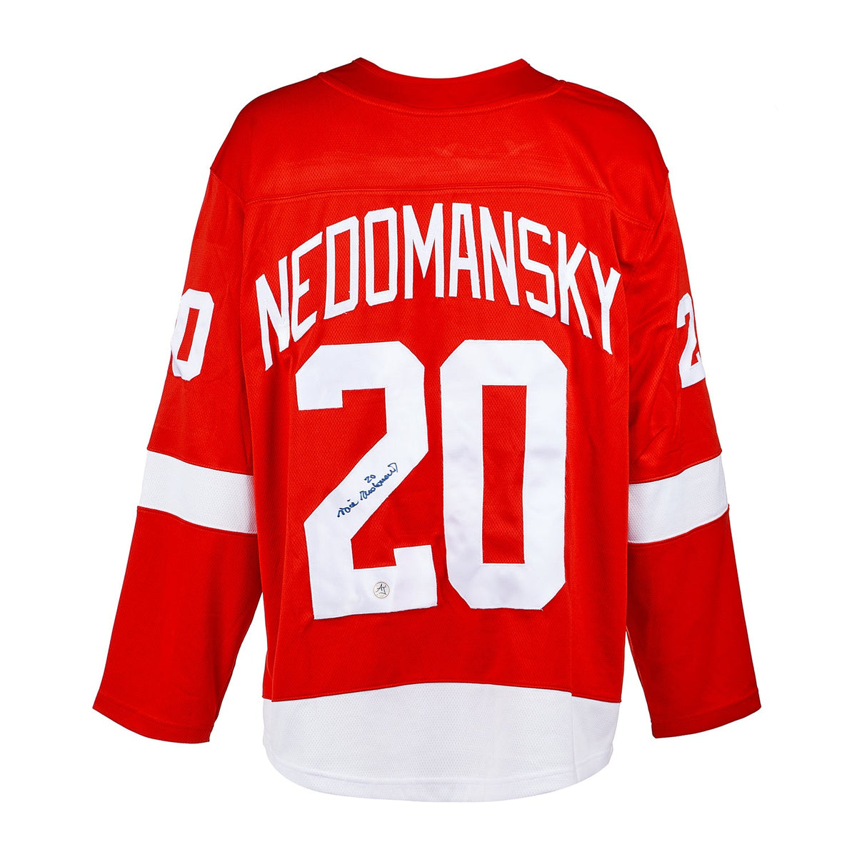 Vaclav Nedomansky Autographed Detroit Red Wings Fanatics Breakaway Jersey product image 1, provided for visual reference and