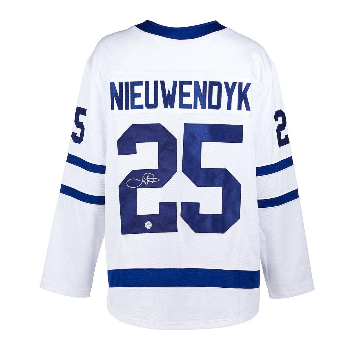 Joe Nieuwendyk Signed Toronto Maple Leafs White Fanatics Breakaway Jersey product image 1, provided for visual reference and