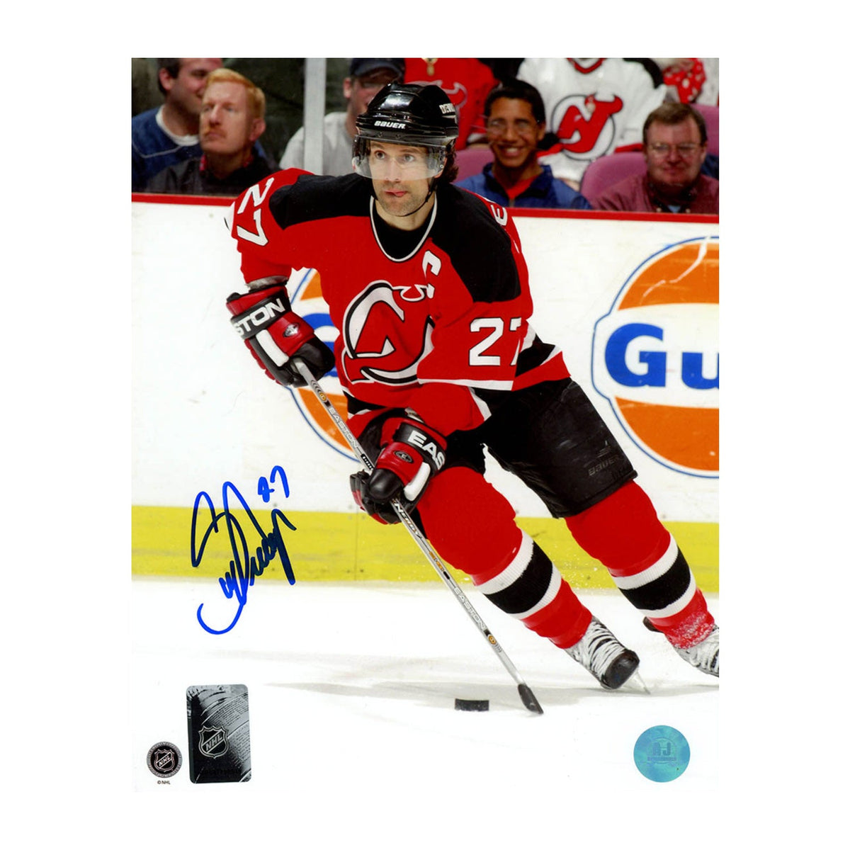 Scott Niedermayer Autographed New Jersey Devils Captain 8x10 Photo product image 1, provided for visual reference and