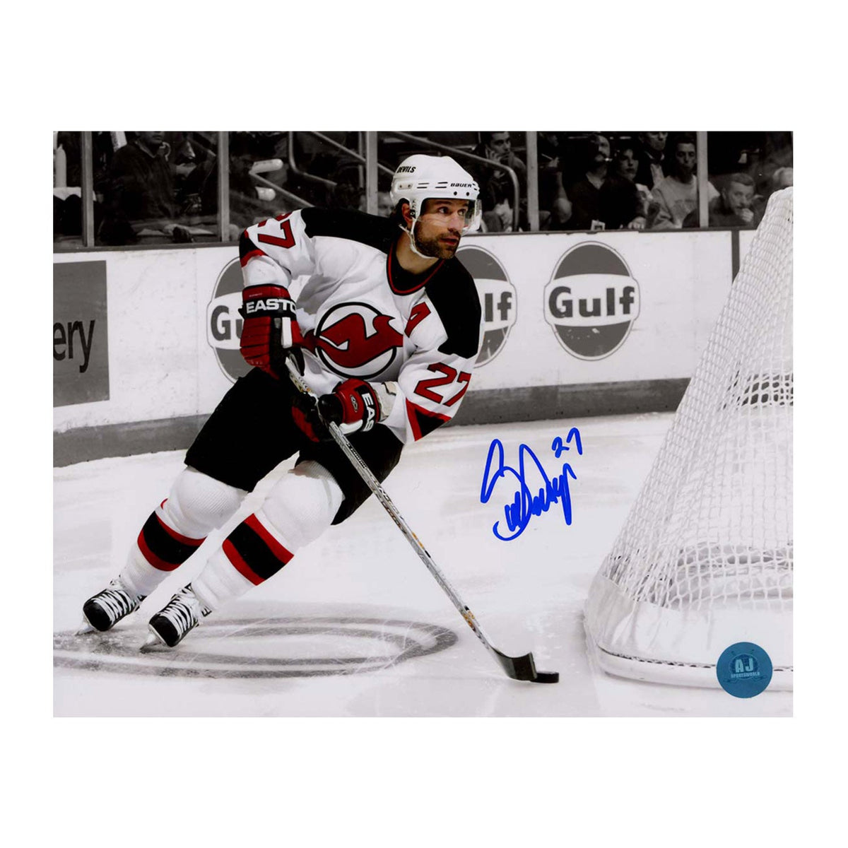 Scott Niedermayer Signed New Jersey Devils colour Isolation 8x10 Photo product image 1, provided for visual reference and