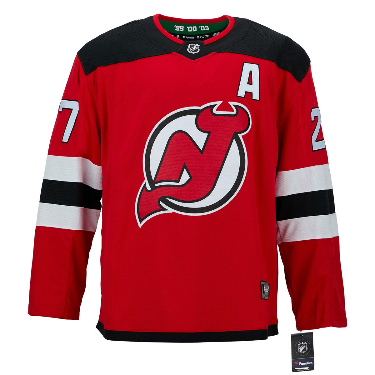 Scott Niedermayer Signed New Jersey Devils Fanatics Breakaway Jersey product image 2, provided for visual reference and