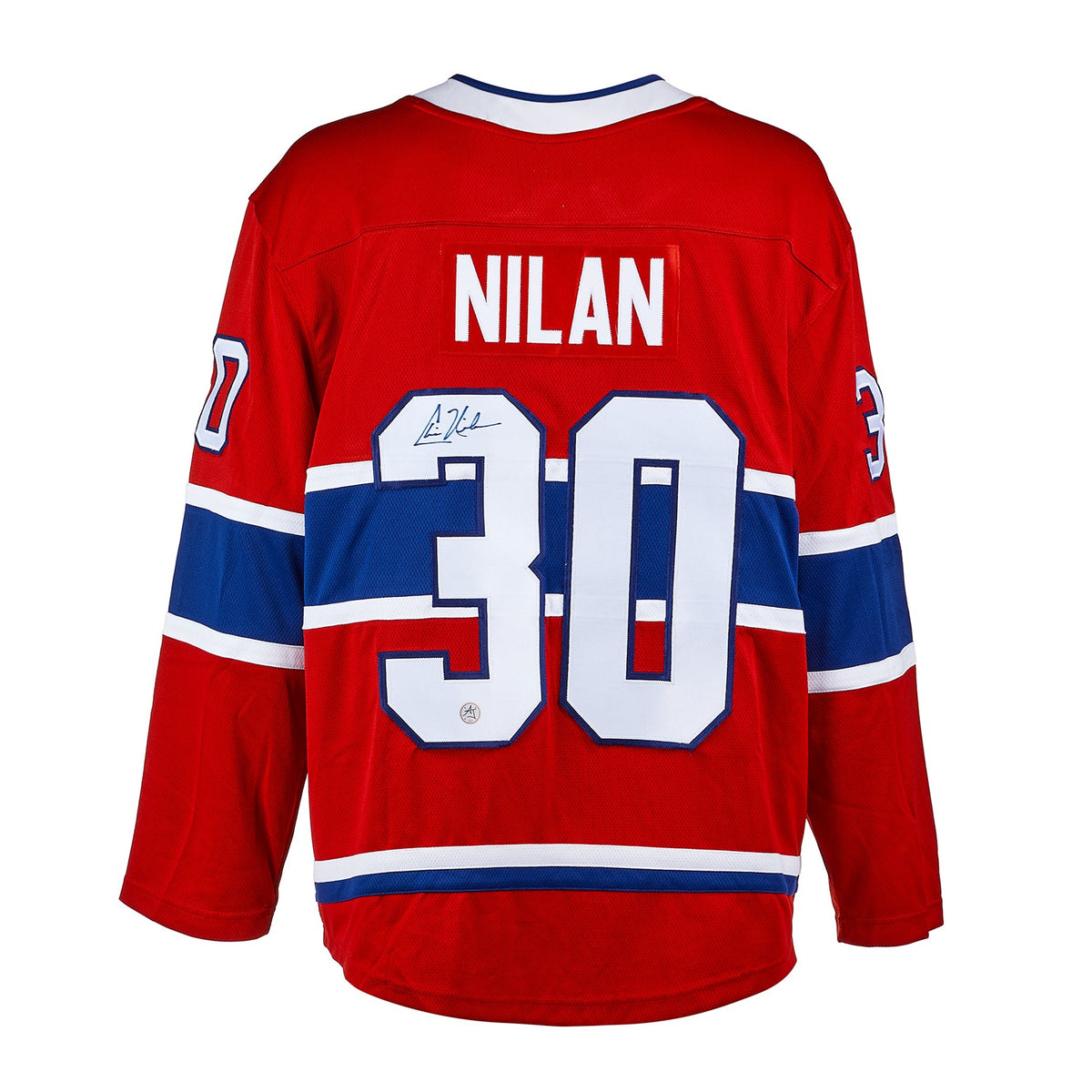 Chris Nilan Autographed Montreal Canadiens Fanatics Breakaway Jersey product image 1, provided for visual reference and