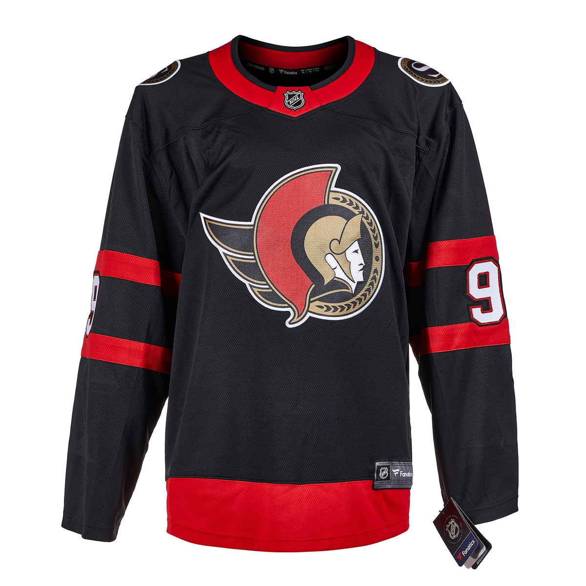 Josh Norris Autographed Ottawa Senators Fanatics Breakaway Jersey product image 2, provided for visual reference and product