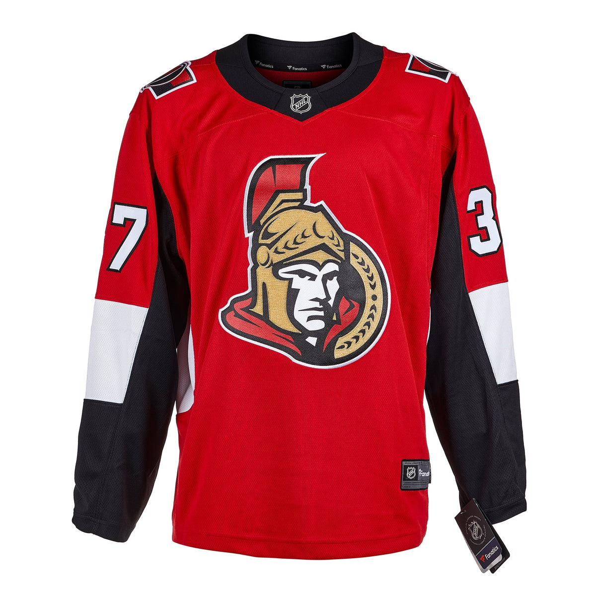 Josh Norris Ottawa Senators Signed & Dated 1st Game Fanatics Jersey #/37 product image 2, provided for visual reference and