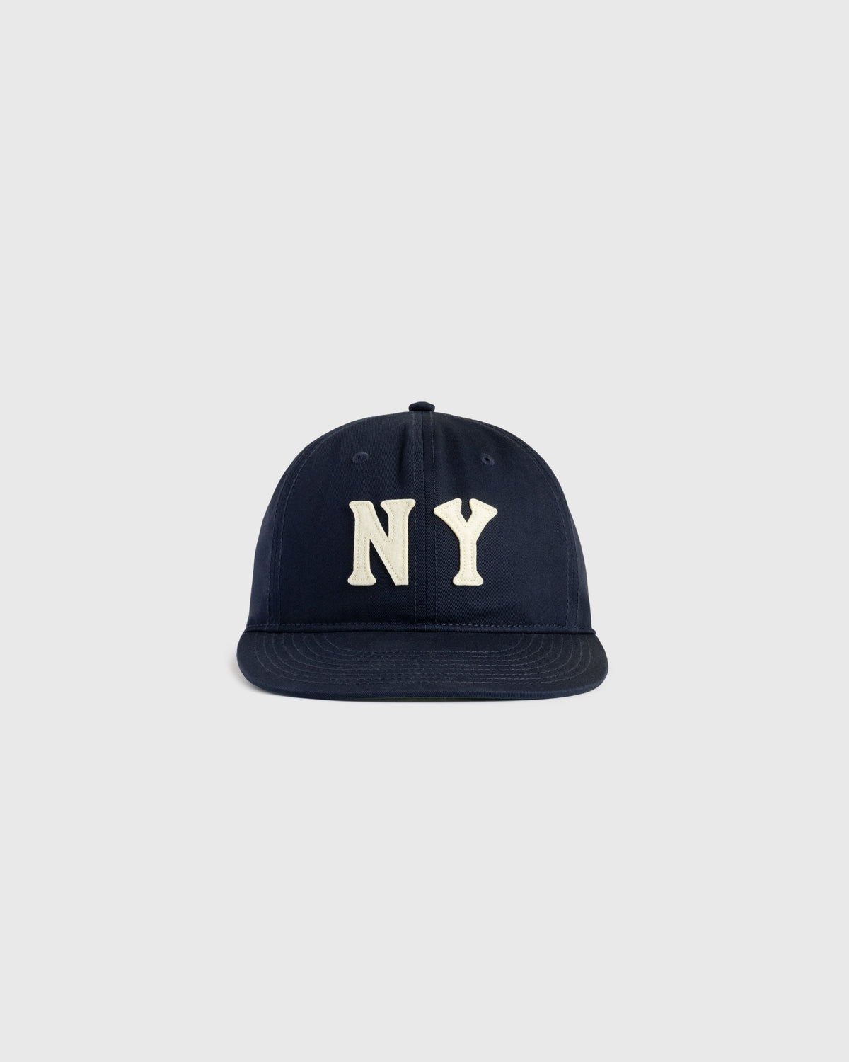 New York Black Yankees Felt 'NY' Cotton Twill Ballcap product image 1, provided for visual reference and product detail