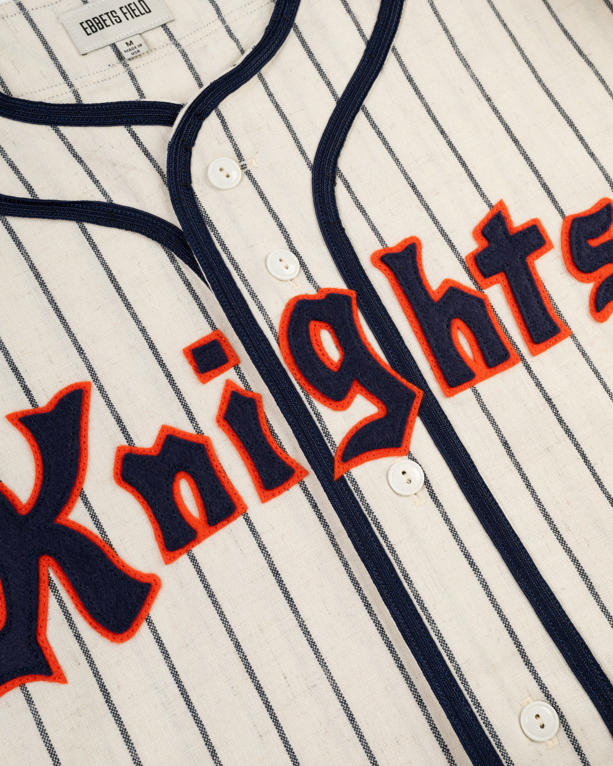 New York Knights 1939 Authentic Wool Home Baseball Jersey from "The Natural" product image 4, provided for visual reference