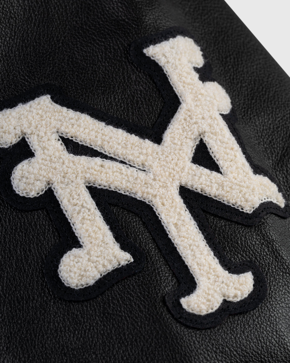 Negro League Wool & Leather Varsity Jacket product image 6, provided for visual reference and product detail review