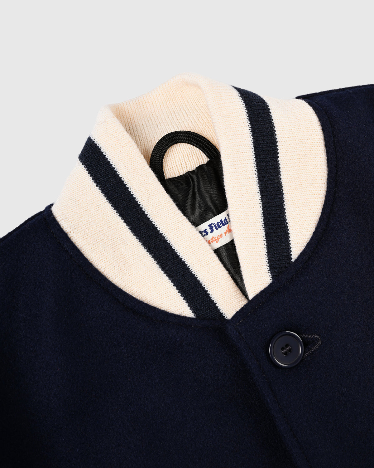 New York Black Yankees 1940 Authentic Wool & Leather Varsity Jacket product image 3, provided for visual reference and