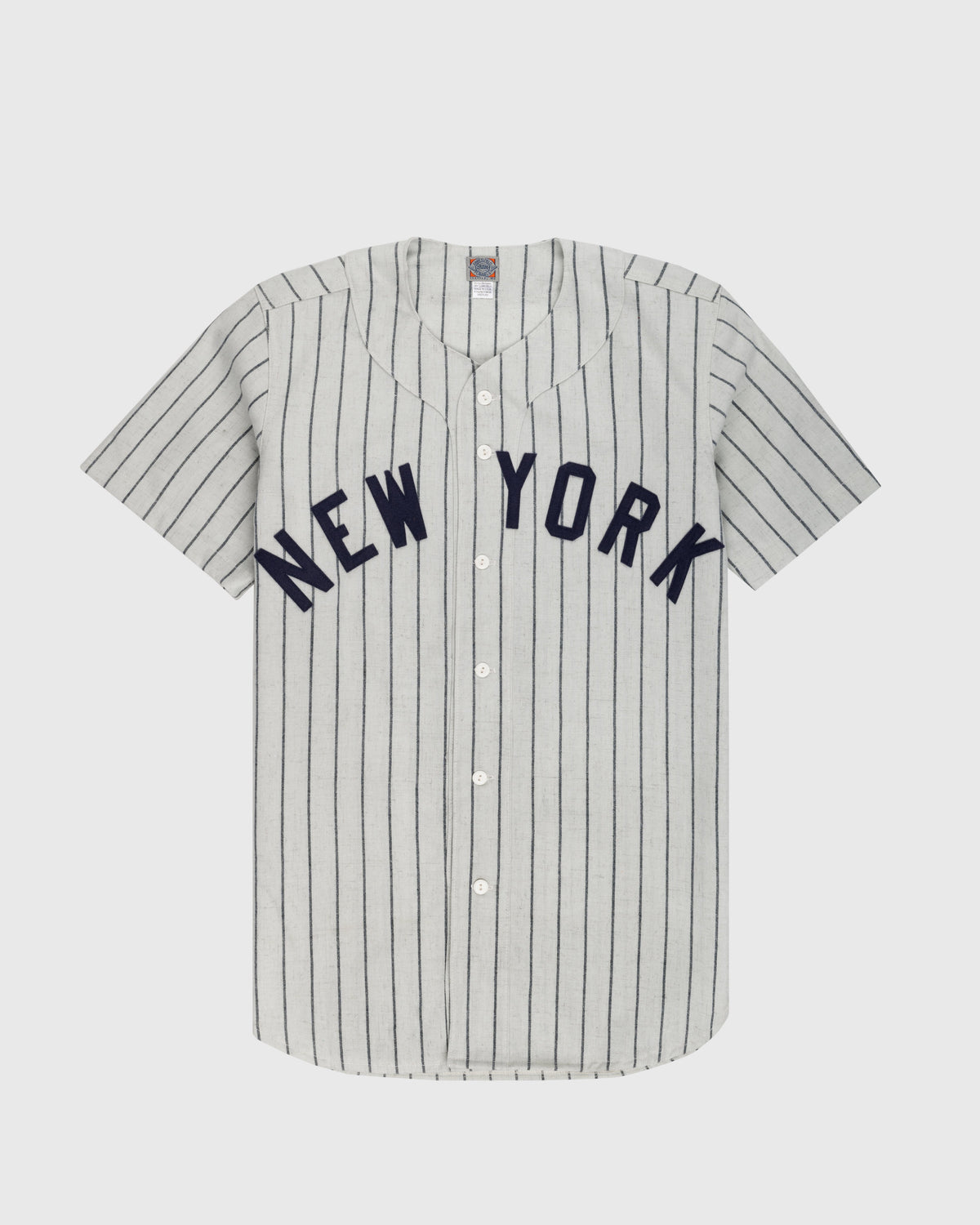 New York Black Yankees 1942 Authentic Wool Home Baseball Jersey product image 1, provided for visual reference and product