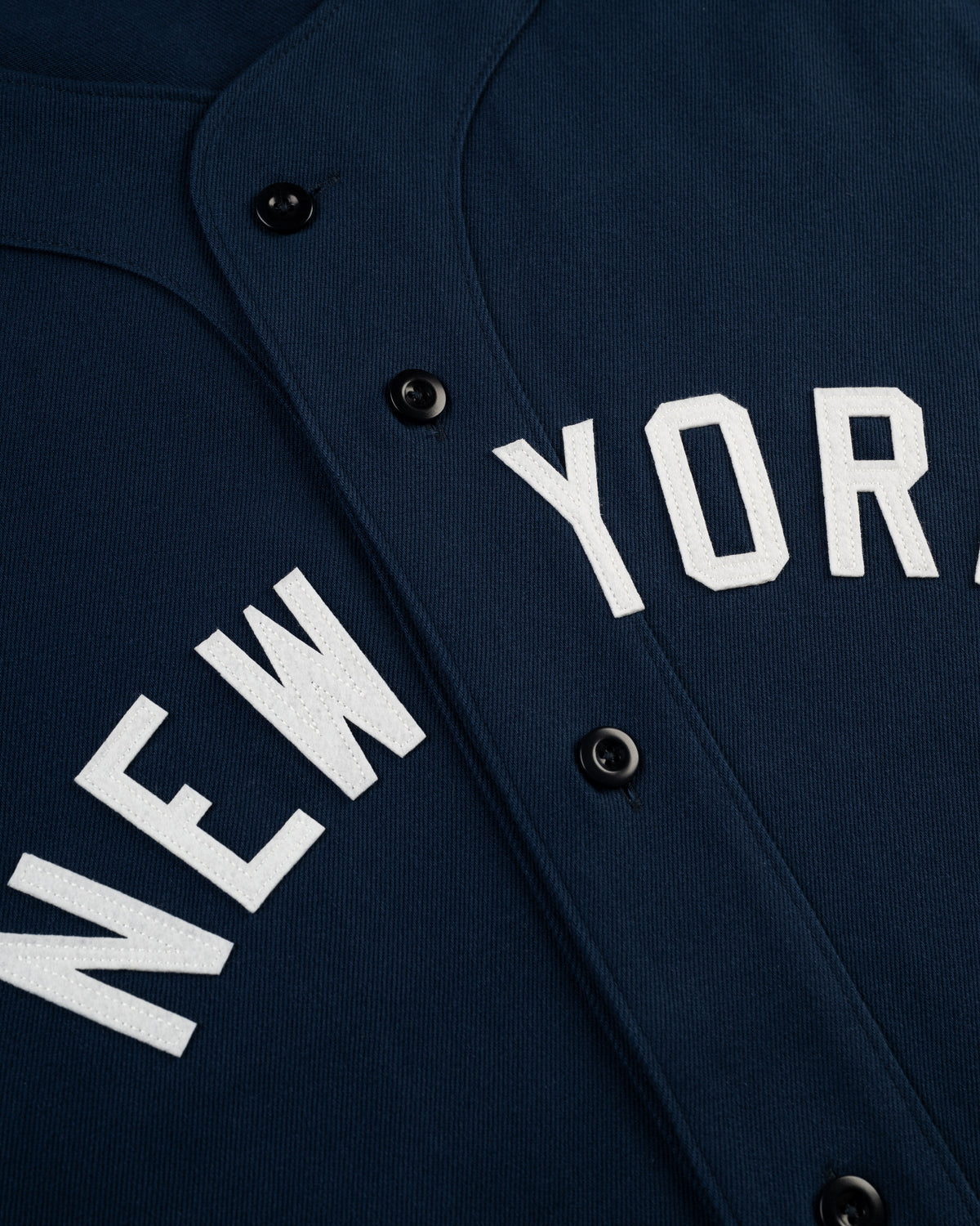 New York Black Yankees Cotton Twill Baseball Jersey product image 4, provided for visual reference and product detail review