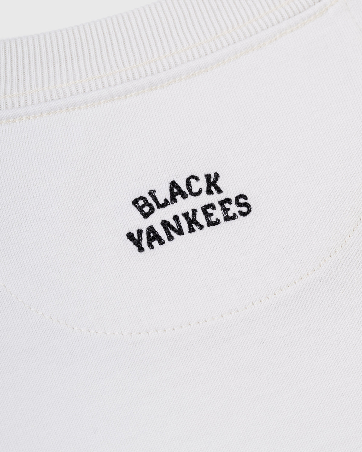 New York Black Yankees Embroidered 'NY' Long Sleeve Pocket T-Shirt product image 4, provided for visual reference and