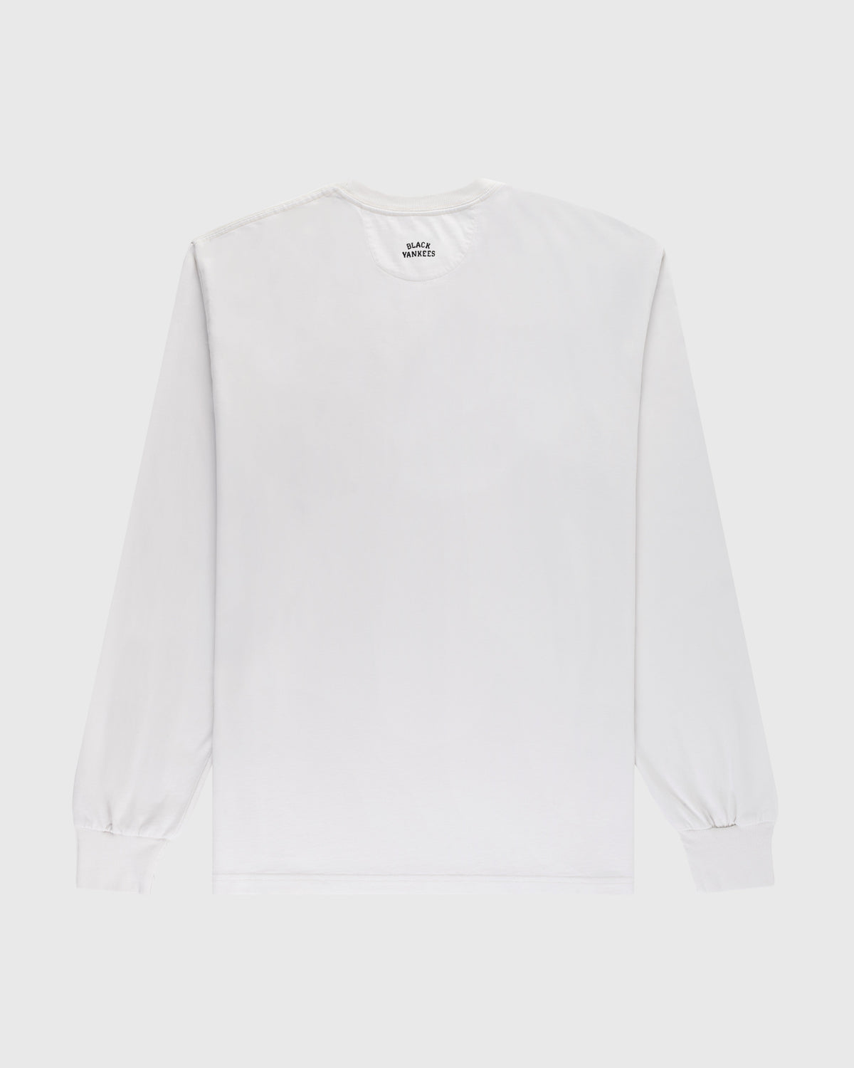 New York Black Yankees Embroidered 'NY' Long Sleeve Pocket T-Shirt product image 2, provided for visual reference and