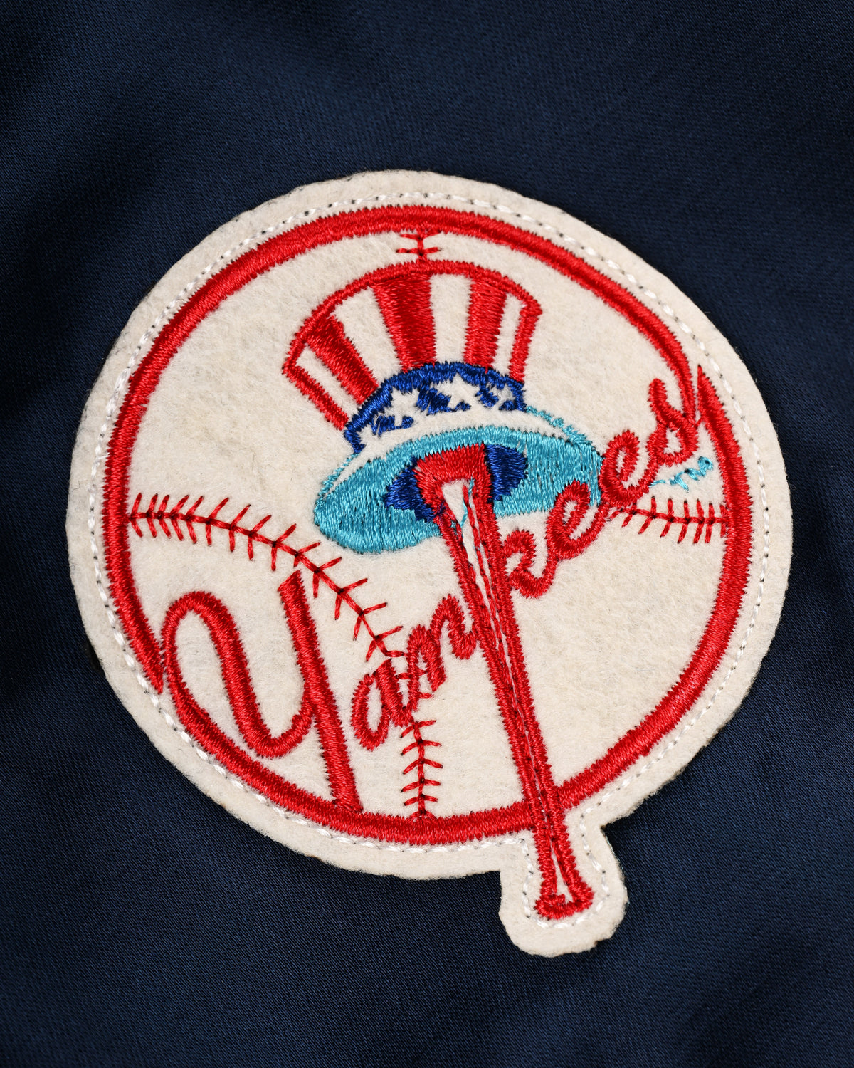 New York Yankees 1946 Satin Windbreaker Jacket product image 3, provided for visual reference and product detail review