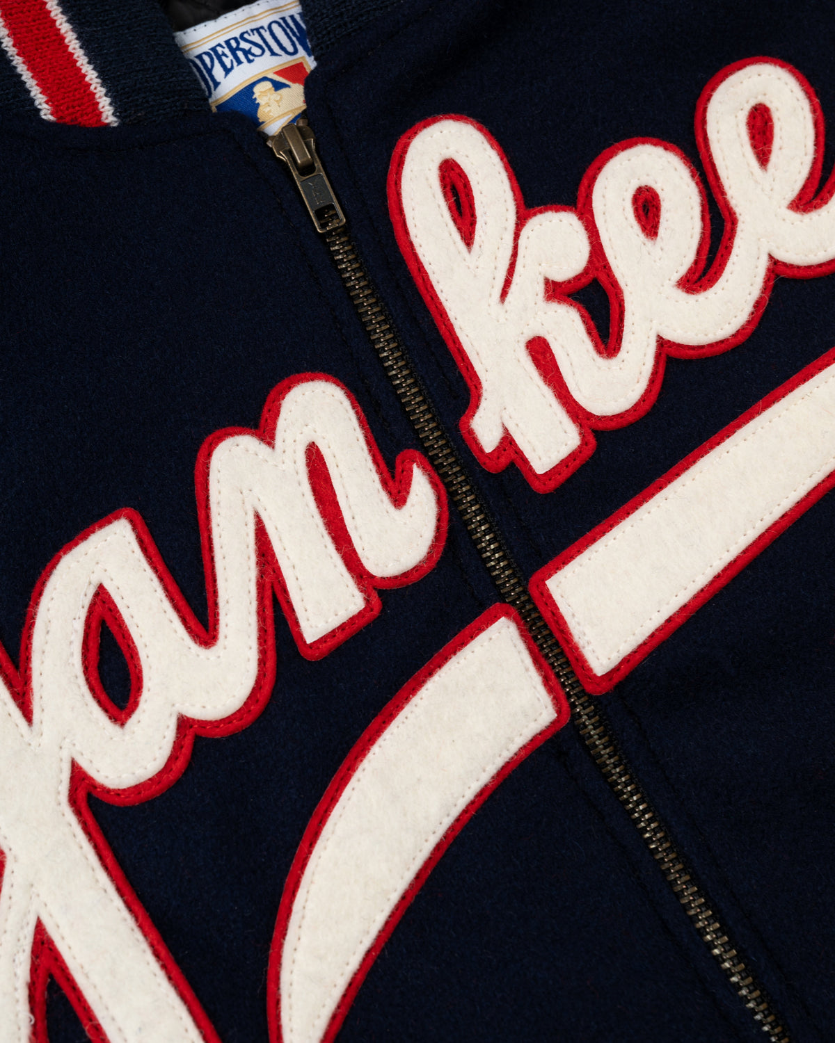 New York Yankees 1947 Authentic All Wool Varsity Jacket product image 4, provided for visual reference and product detail