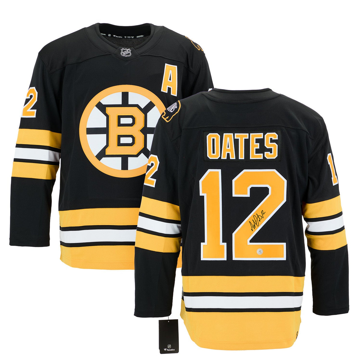 Adam Oates Signed Boston Bruins Fanatics Breakaway Jersey product image 3, provided for visual reference and product detail