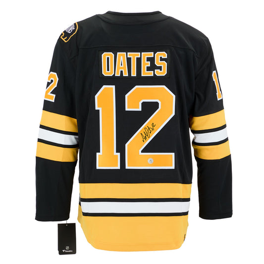 Adam Oates Signed Boston Bruins Fanatics Breakaway Jersey product image 1, provided for visual reference and product detail