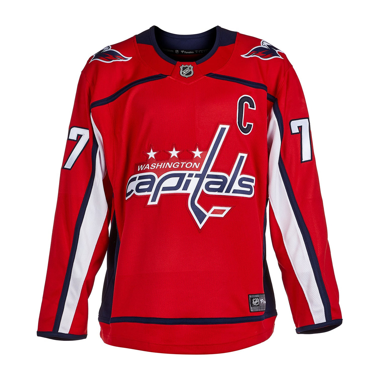Adam Oates Autographed Washington Capitals Red Fanatics Breakaway Jersey product image 2, provided for visual reference and